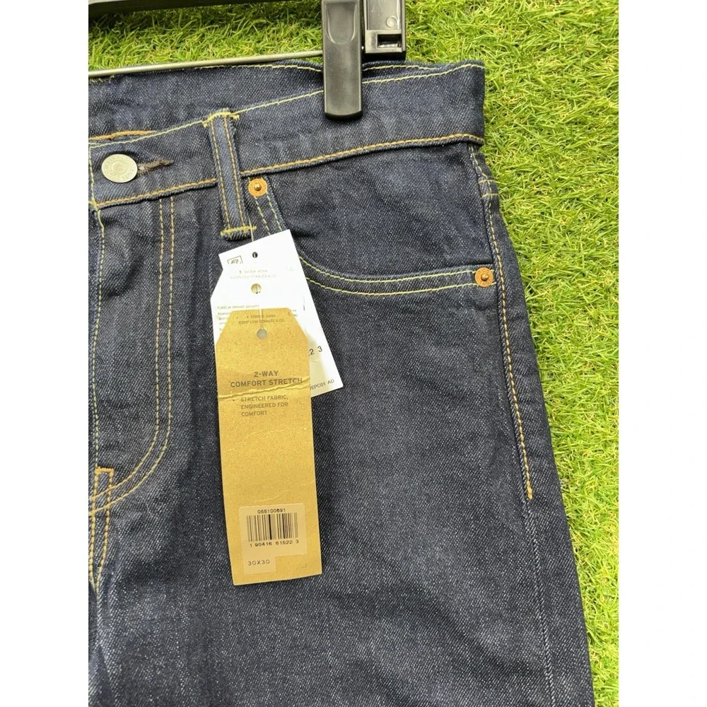 Levis 510 Jeans Mens 30x30 Skinny Stretch Dark Wash Denim Casual Workwear NWT